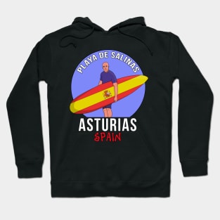 Salinas Beach Asturias Spain Hoodie